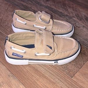 Nautica Boys Little River Canvas Boat Shoes